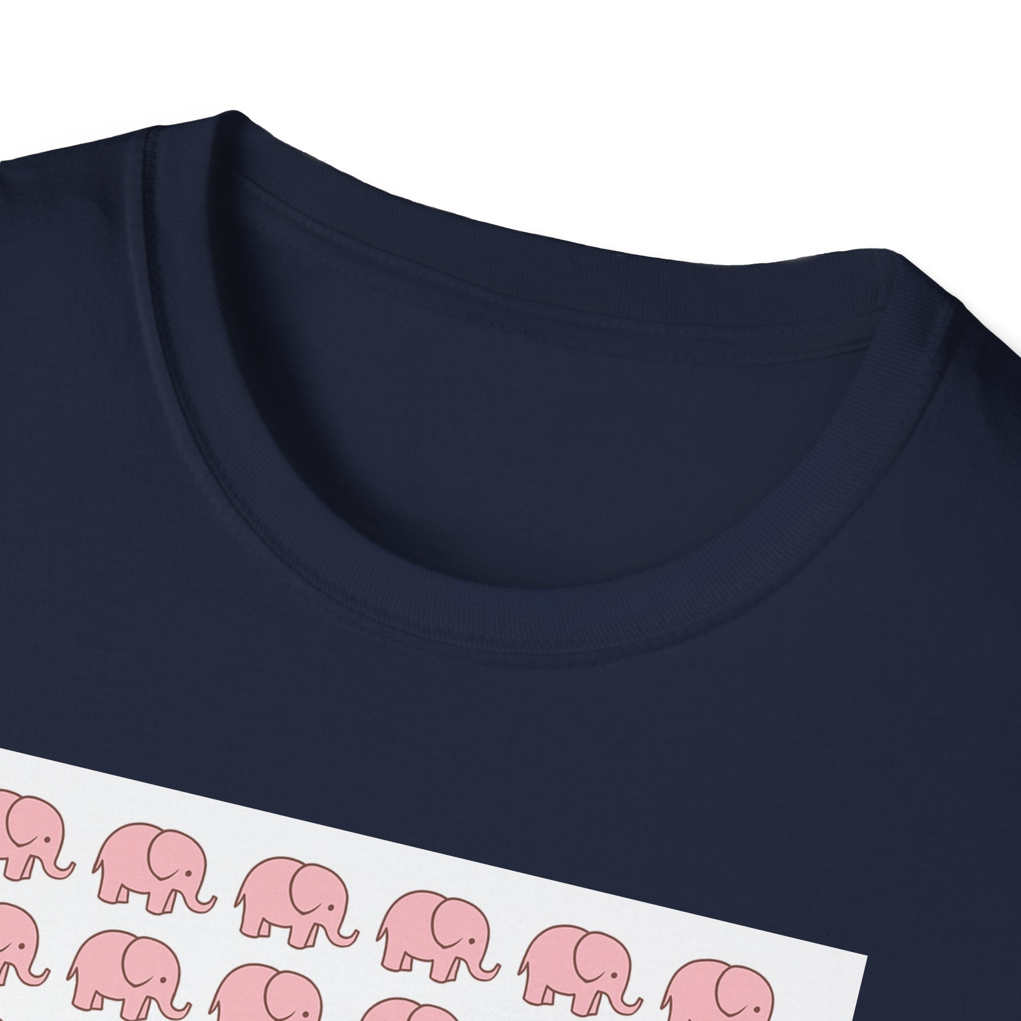 Cute Elephant Graphics T-Shirt - Soft Cotton Unisex Tee, Animal Lover Birthday Gift