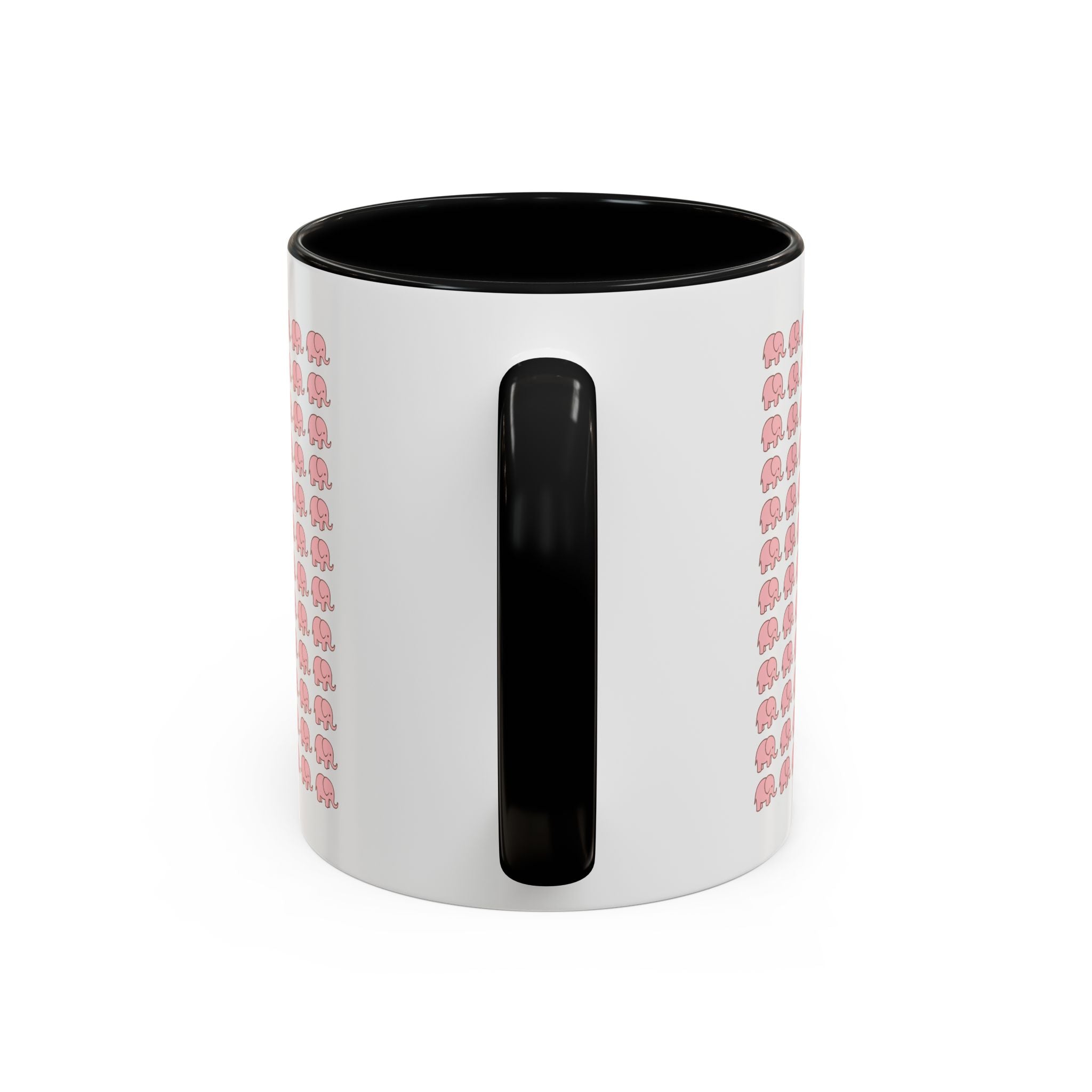 Pink Elephant Coffee Mug - Cute Animal Lover Gift, 11oz & 15oz Ceramic Cup, Microwave Safe