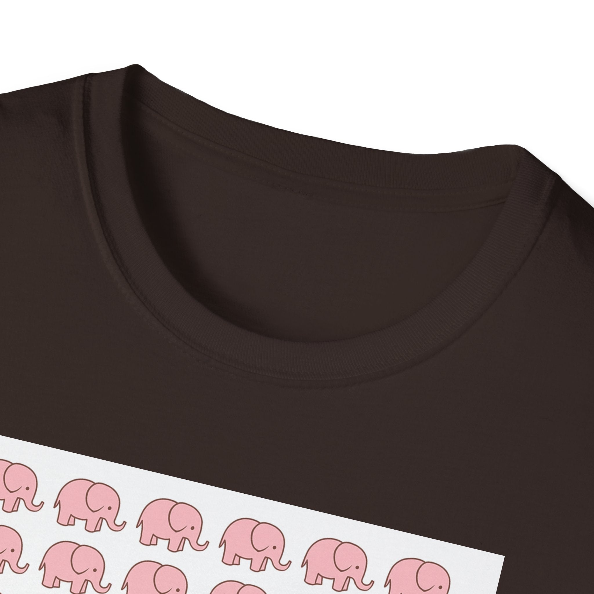 Cute Elephant Graphics T-Shirt - Soft Cotton Unisex Tee, Animal Lover Birthday Gift