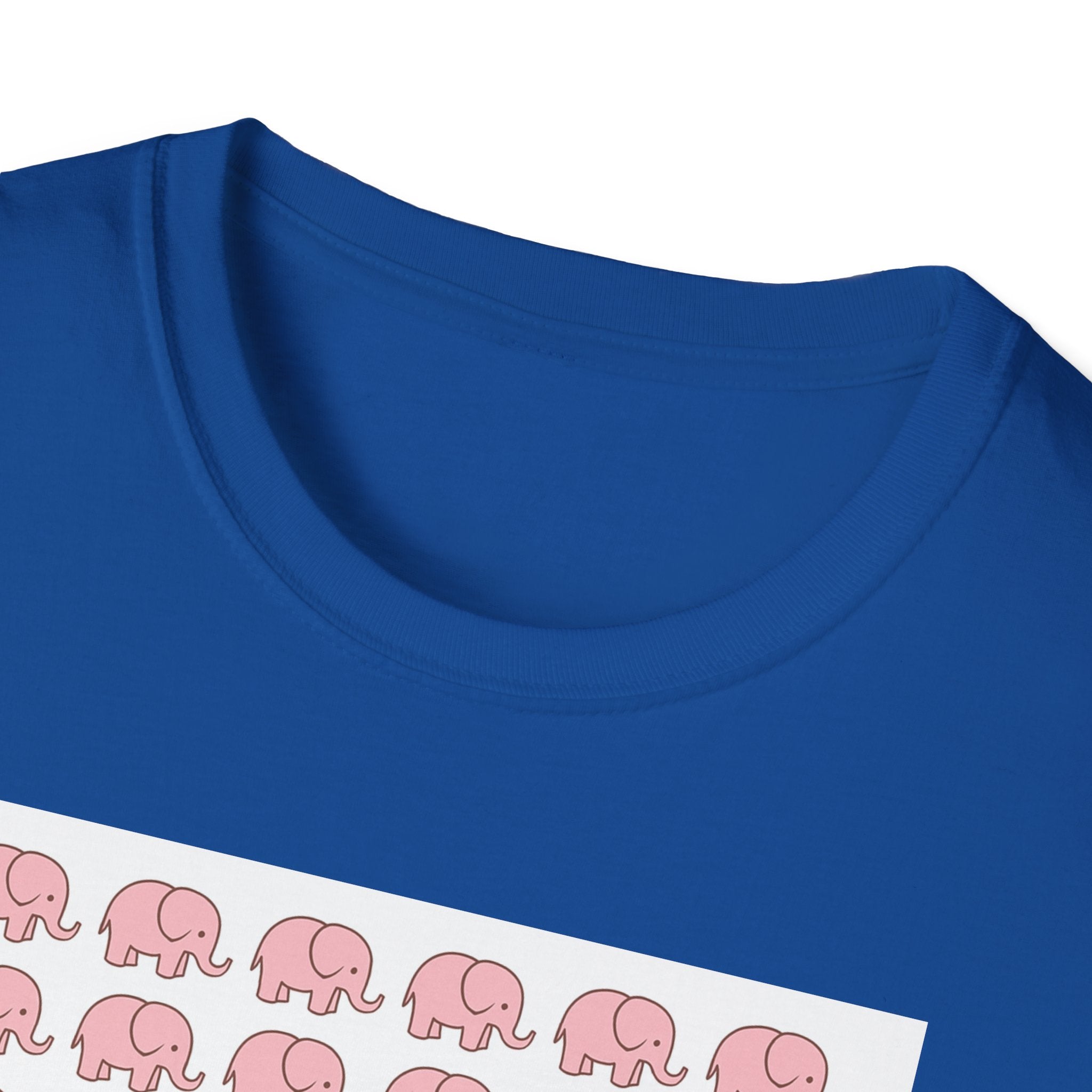 Cute Elephant Graphics T-Shirt - Soft Cotton Unisex Tee, Animal Lover Birthday Gift